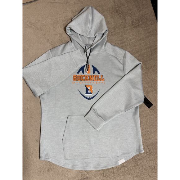 LEGENDS Bucknell Champion Football Bison Hoodie Mens XXL Gray Pullover USA - Picture 1 of 7